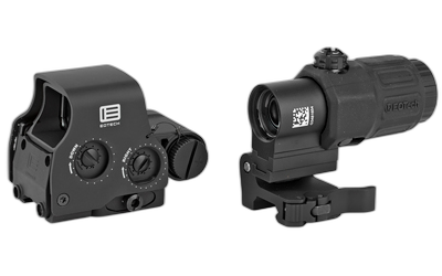 EOTECH Holographic Hybrid Sight, EXPS2-2 Sight With G33 Magnifier, Matte Finish, Black HHS II