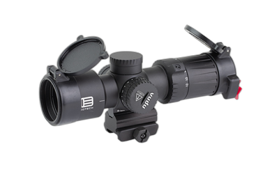 EOTECH Vudu, Rifle Scope, 4-12X Magnification, 36mm Objective, First Focal Plane, Compatible with Mini-ACOG Mounts, MR5 Illuminated MRAD Reticle, Matte Finish, Black, Includes Mount VDU4-12FFMR5