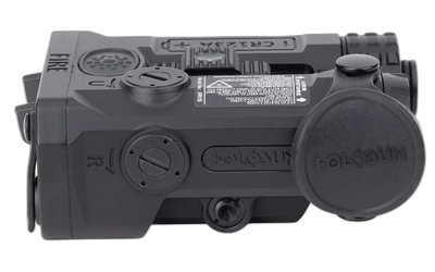 Holosun Technologies IRIS 3, Triple Function, Rifle Illuminator & Laser/Infrared System, Red/IR Laser, IR Illuminator, Fits Picatinny, Remote Dual Activated Button, Anodized Finish, Black IRIS-RD3
