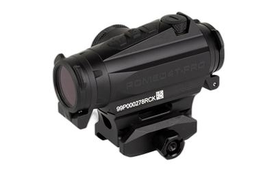 Sig Sauer ROMEO 4T-PRO, Red Dot, 1X, 20mm Objective, Ballistic Circle Dot Reticle, 0.5 MOA Adjustment, Matte Finish, Black SOR44101